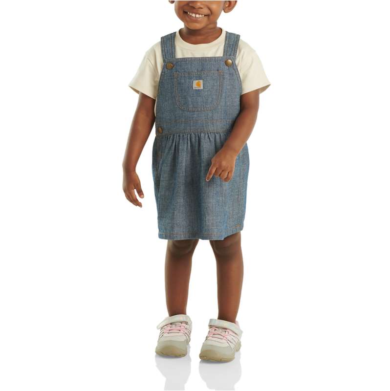 Carhartt  Coldwater Girls' Denim Chambray Jumper (Infant/Toddler)