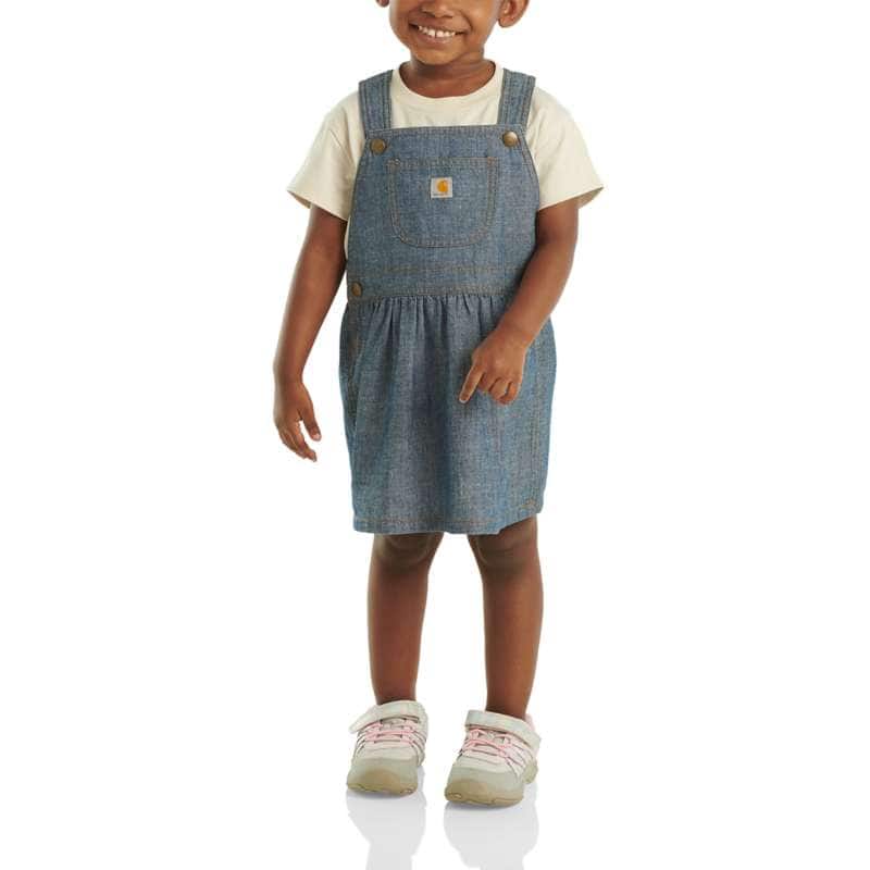 Boys' 2-Piece Long Sleeve Bodysuit & Canvas Overall Set (Baby)