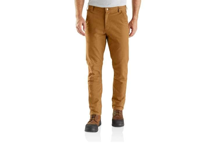 Carhartt flannel lined hot sale carpenter pants