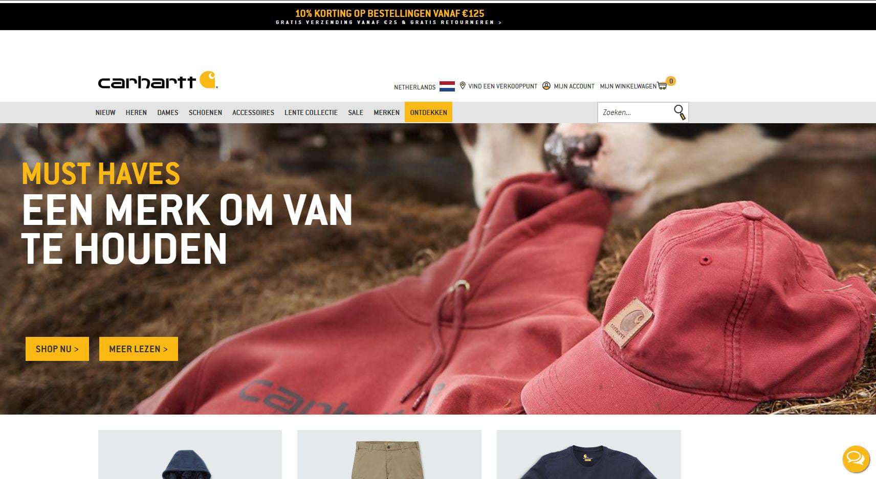 carhartt website