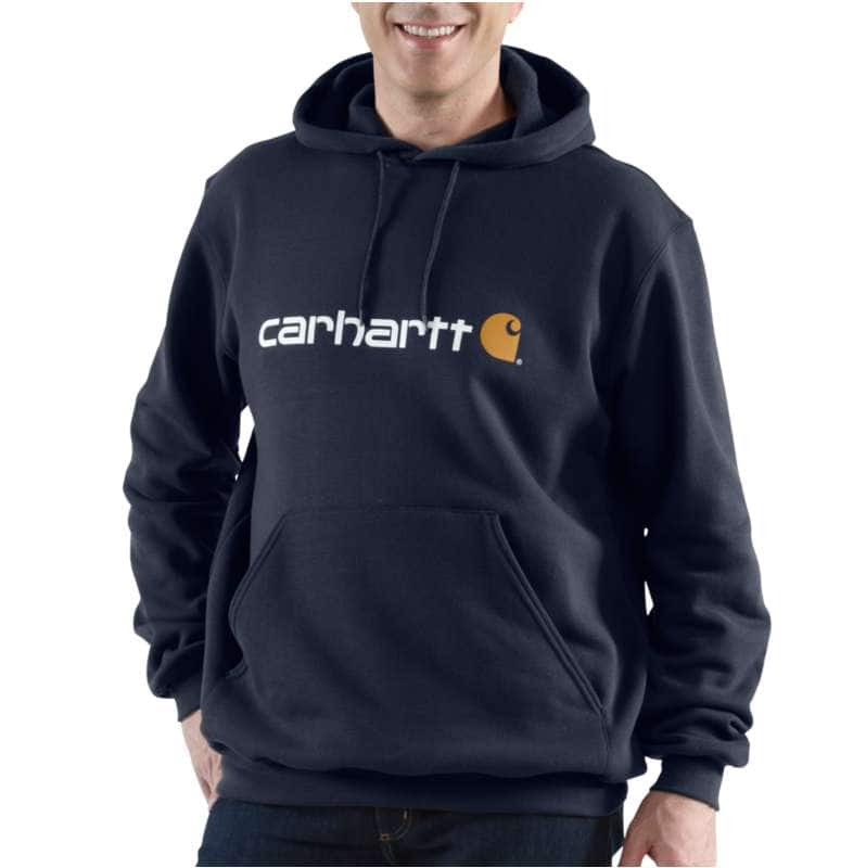 Carhartt  New Navy Loose Fit Midweight Logo Graphic Sweatshirt