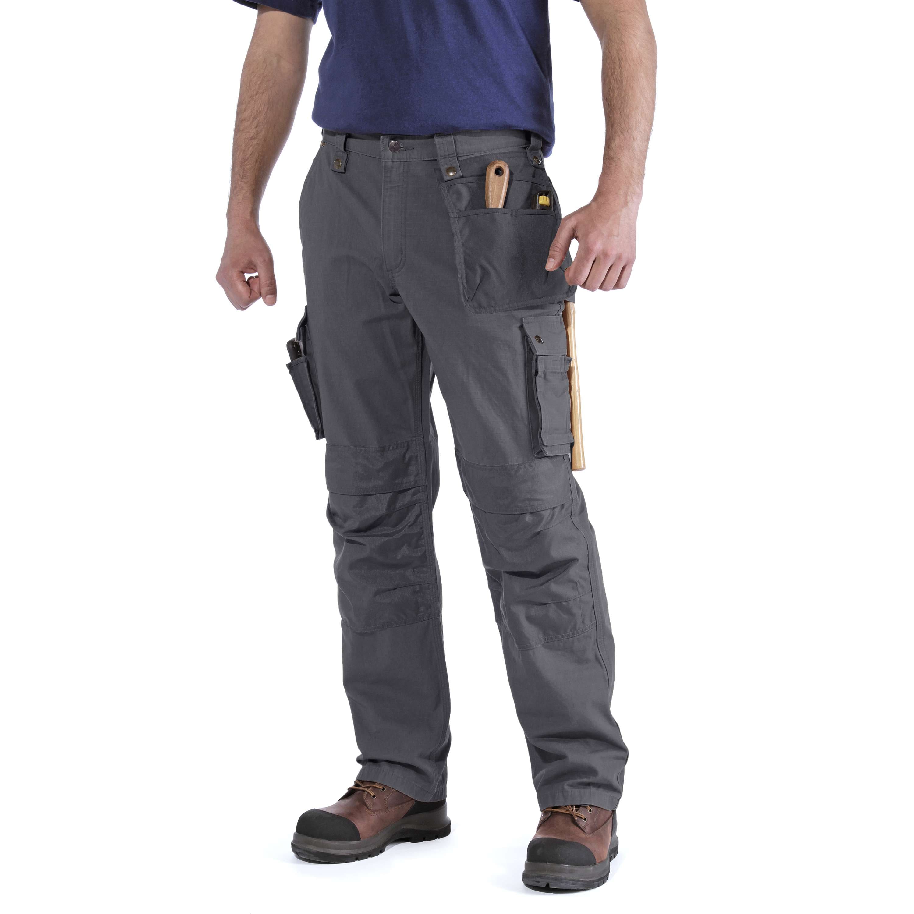- multi-pocket ripstop trousers - Grey - W38 (L34)