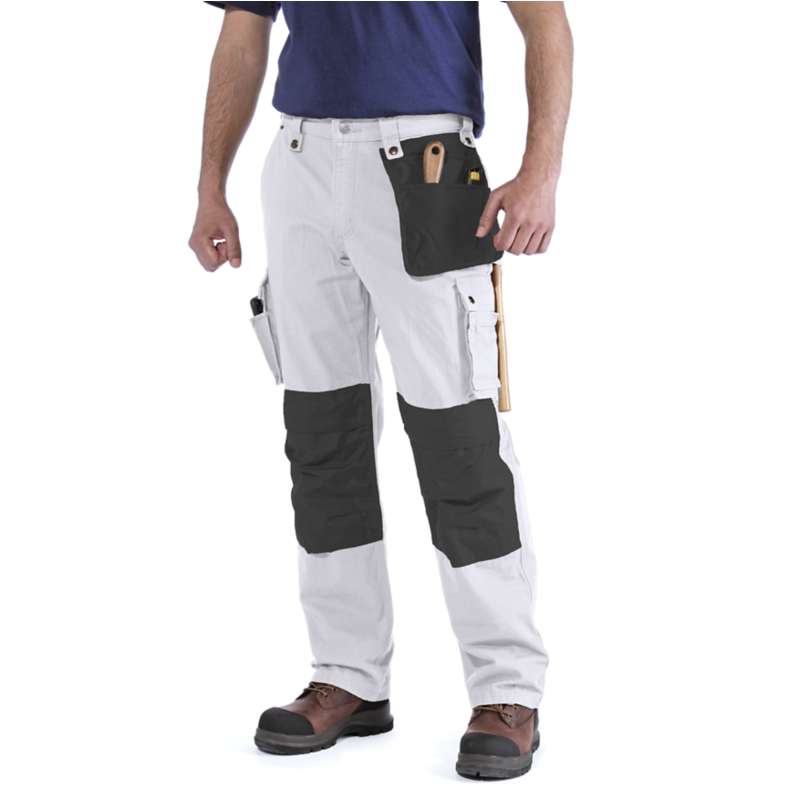 Carhartt  White Multi Pocket Ripstop Pant