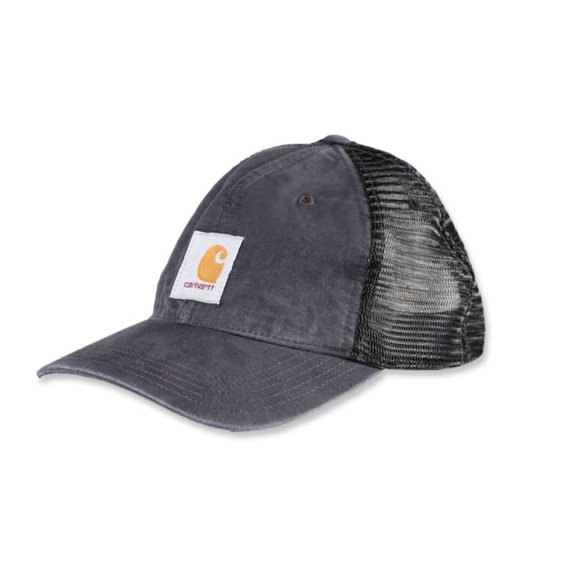 Carhartt  Black Mesh-Cap aus Canvas