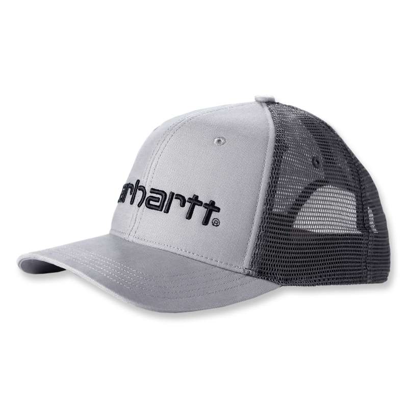 Carhartt  Asphalt/Black Canvas Mesh-Back Logo Graphic Cap