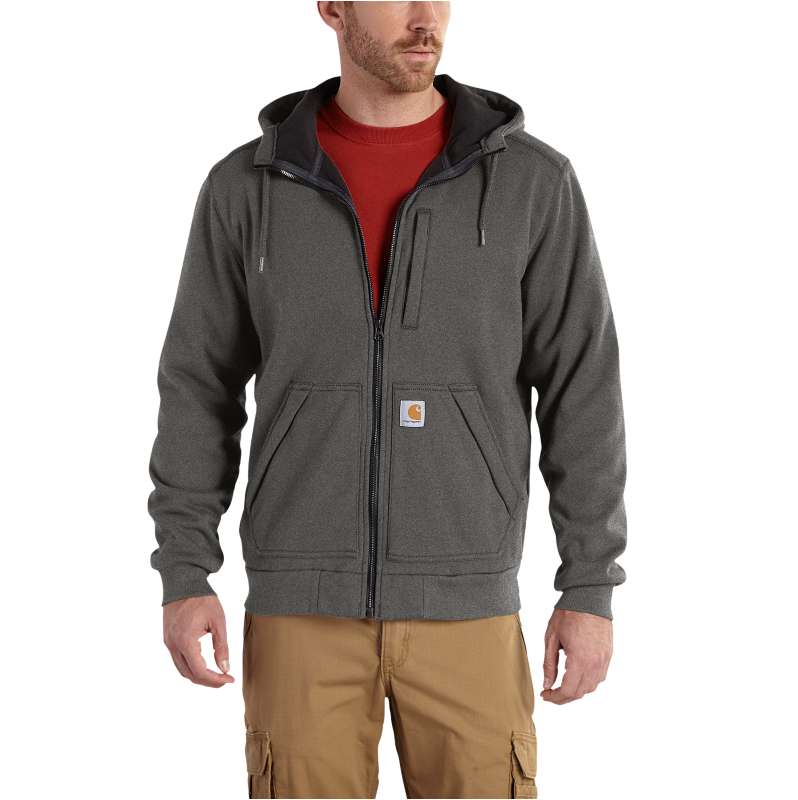 Carhartt  Carbon Heather Wind Fighter™ Relaxed Fit Midweight Full-Zip Sweatshirt