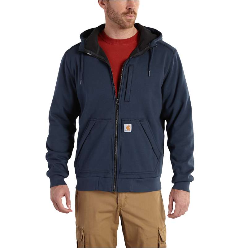 Carhartt  Navy Wind Fighter™ Relaxed Fit Midweight Full-Zip Sweatshirt