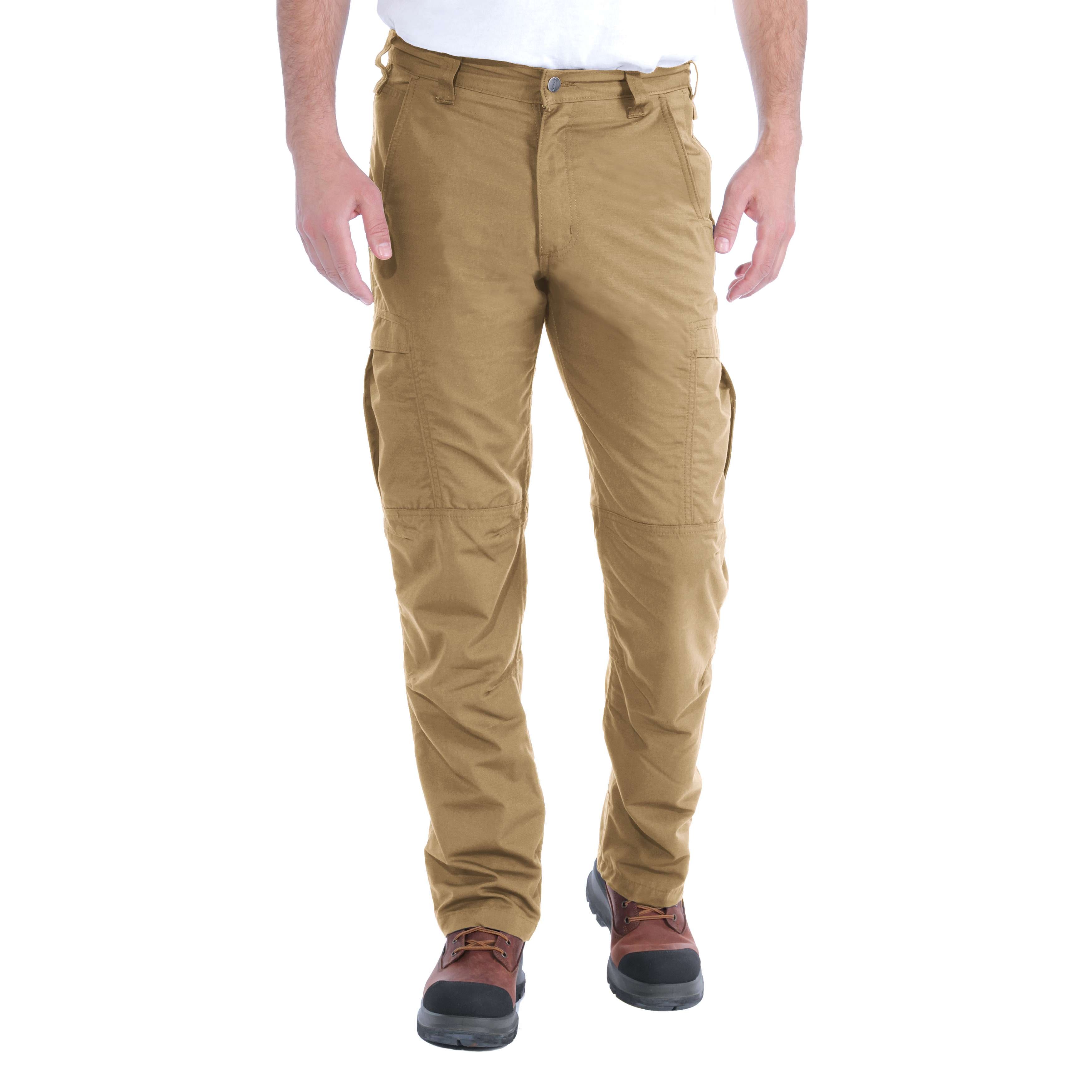 RUGGED FLEX™ RELAXED FIT RIPSTOP CARGO FLEECE-LINED WORK PANT