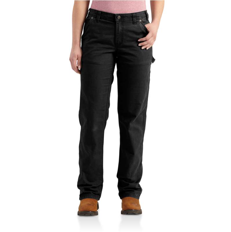 Carhartt  Black Rugged Flex™ Loose Fit Canvas Work Pant