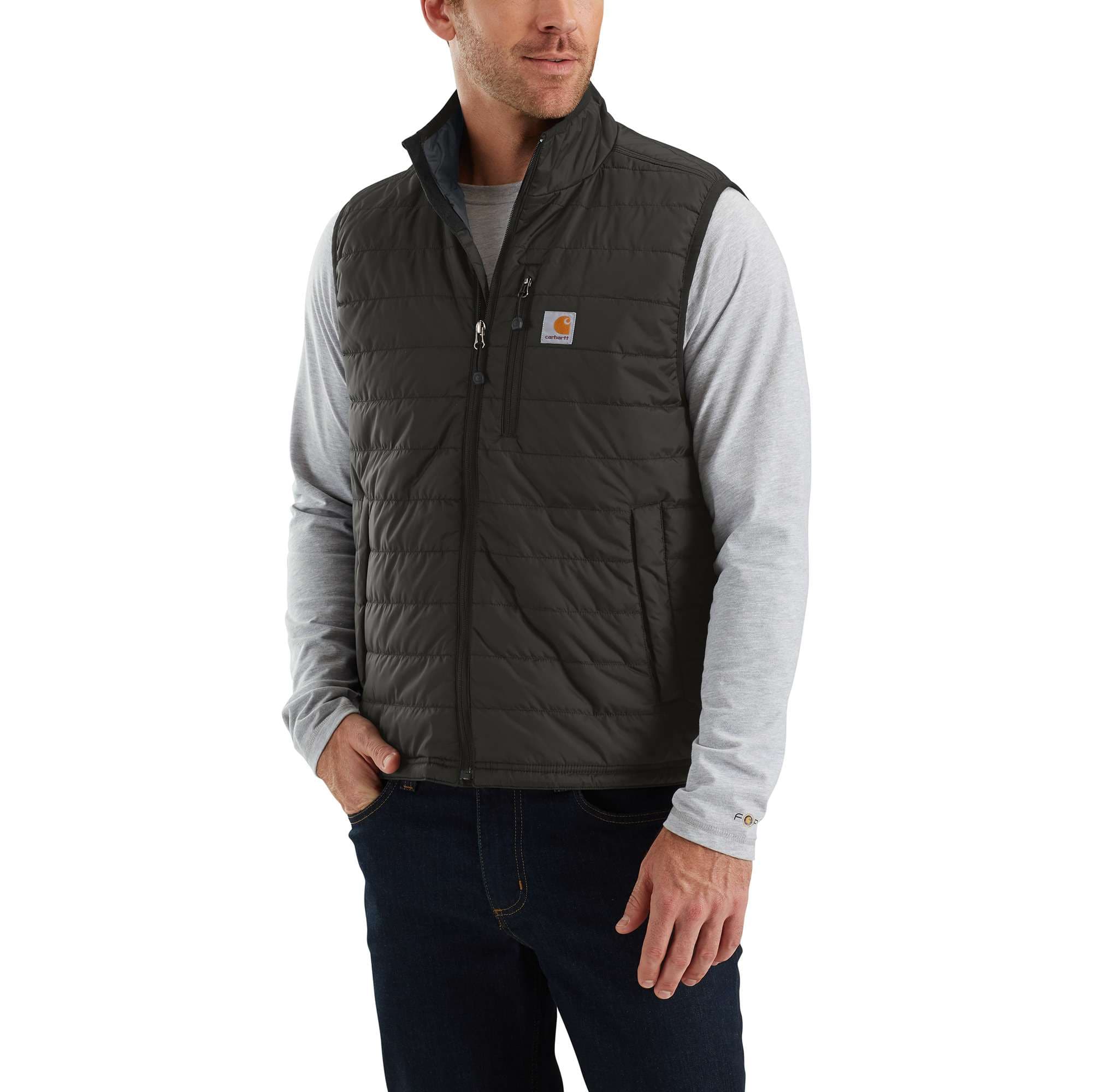 Mens carhartt 2025 vest with hood