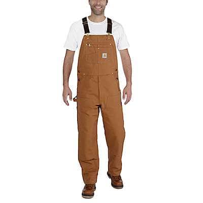 Carhartt RELAXED FIT DUCK BIB OVERALL - front