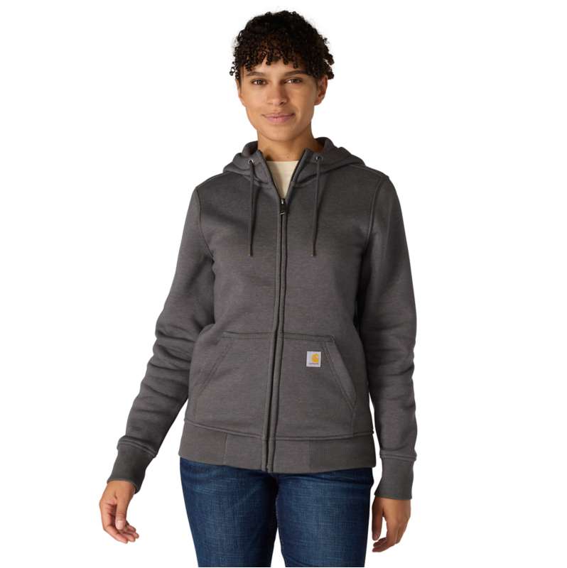 Carhartt  Carbon Heather Felpa con zip Clarksburg