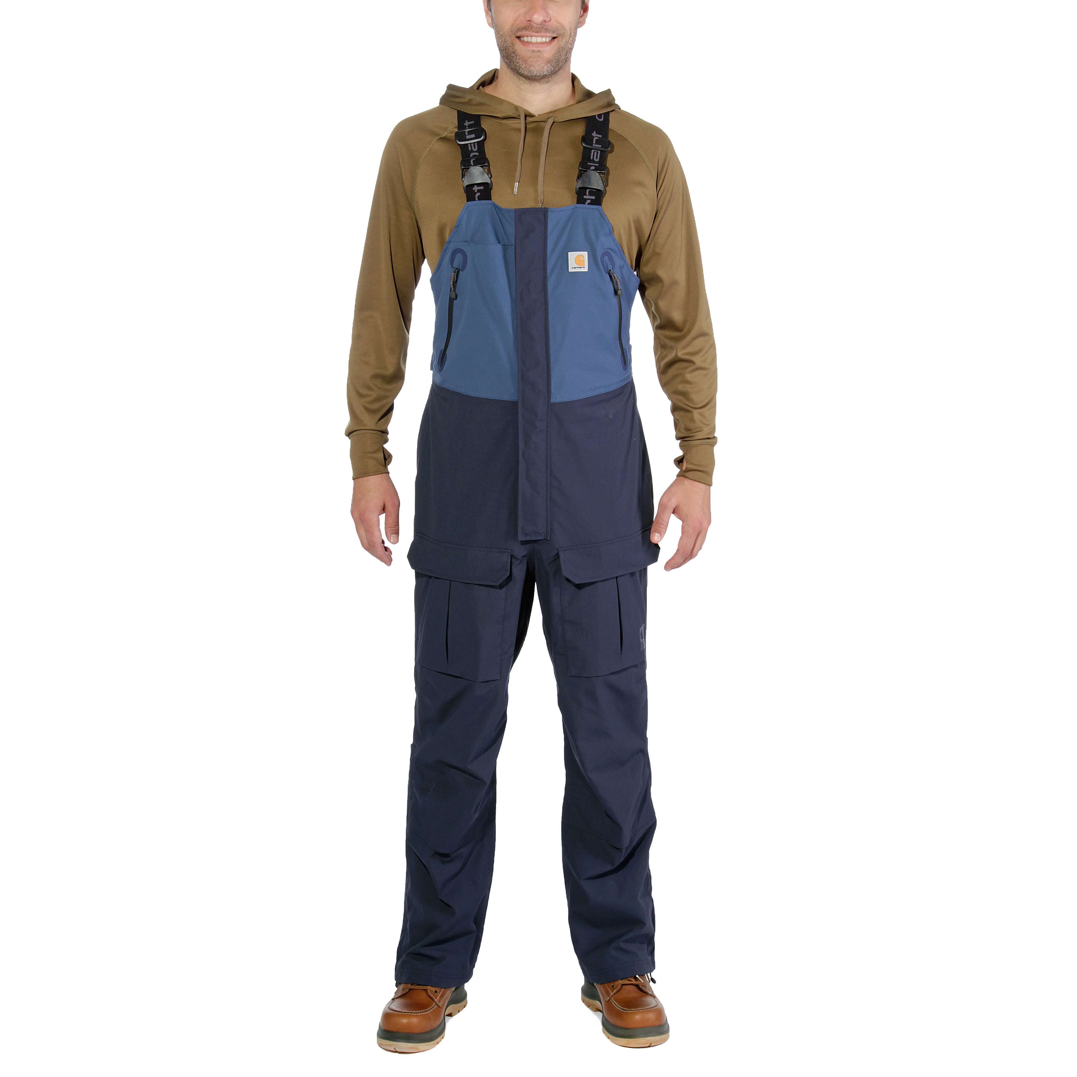 CARHARTT, Salopette Camel Homme