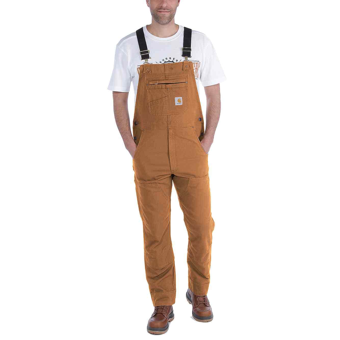 RUGGED FLEX™ RELAXED FIT CANVAS BIB OVERALL | Carhartt®