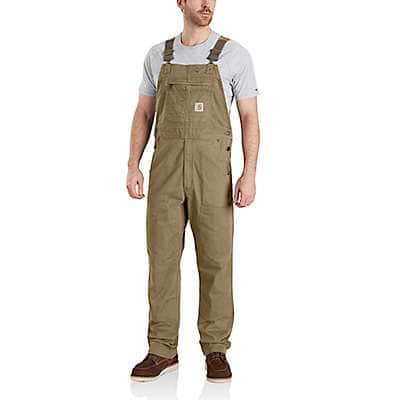 Carhartt RUGGED FLEX™ RELAXED FIT CANVAS BIB OVERALL - front