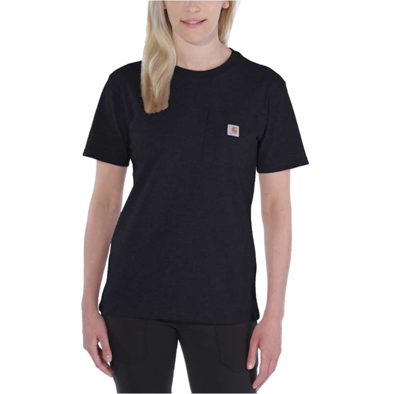 Carhartt  Black Loose Fit Heavyweight Short-Sleeve K87 Pocket T-Shirt