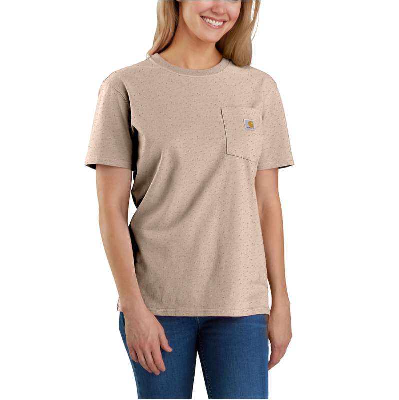 Carhartt  Light Taupe Nep Loose Fit Heavyweight Short-Sleeve K87 Pocket T-Shirt