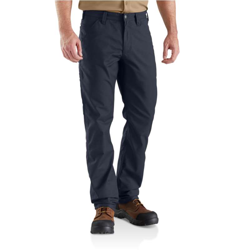 Carhartt  Navy Rugged Professional™ Series Rugged Flex™ Relaxed Fit Canvas Work Pant