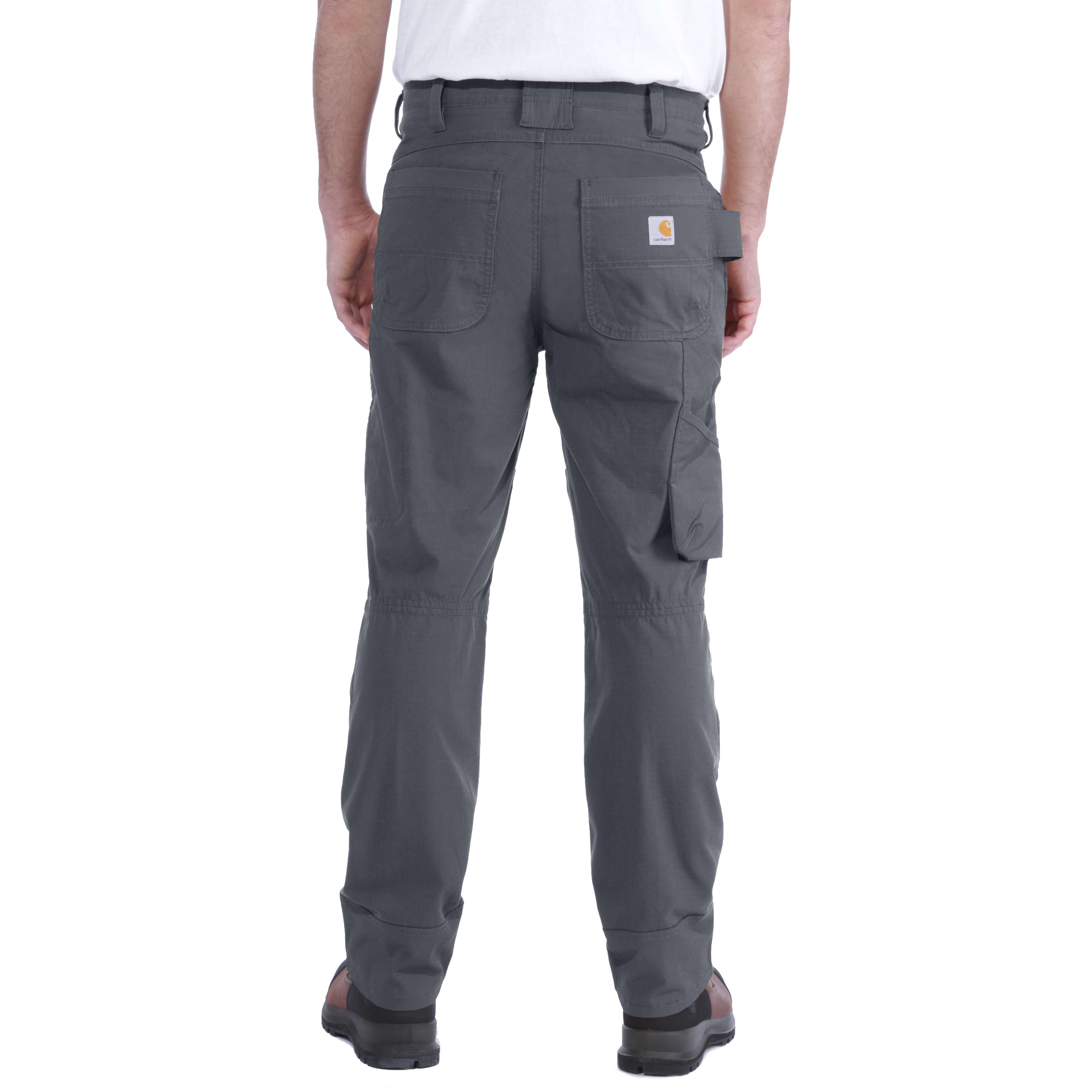 Additional thumbnail 2 of Relaxed Straight Steel Rugged Flex™ Ripstop Double Front Dungaree