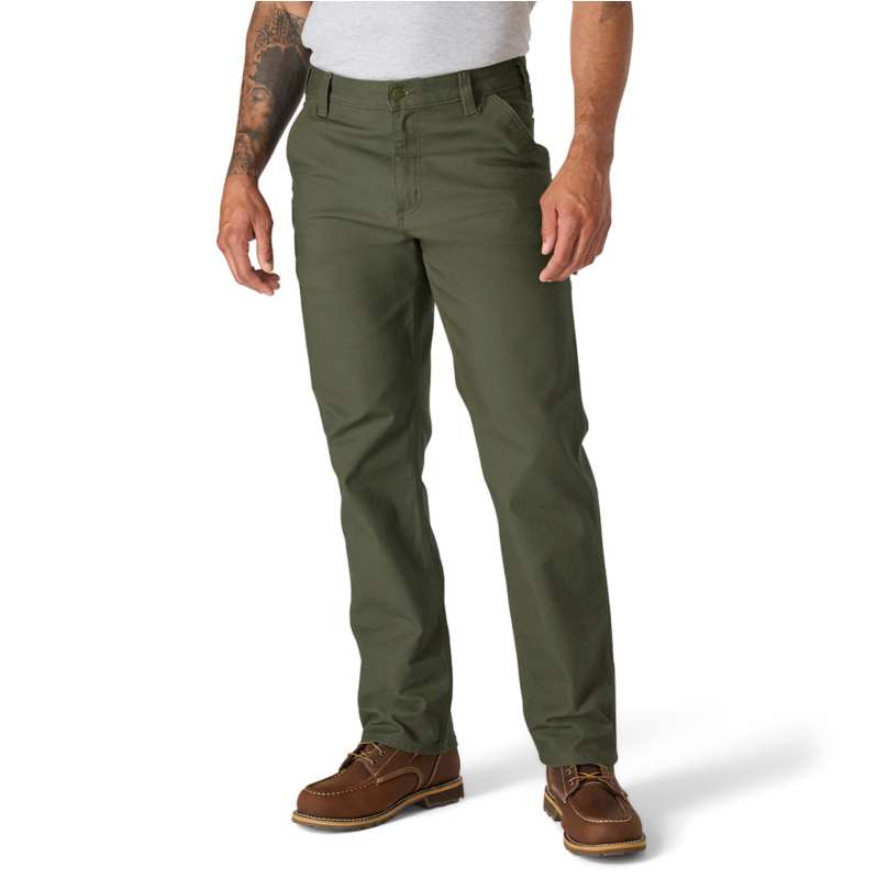 Carhartt  Moss Straight Leg Arbeitshose Rugged Flex™ aus Duck-Material mit Relaxed Fit