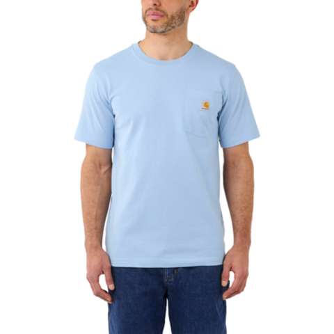 Carhartt Men's Relaxed Fit FastDry UPF Protection Crewneck Pocket Work T  Shirt