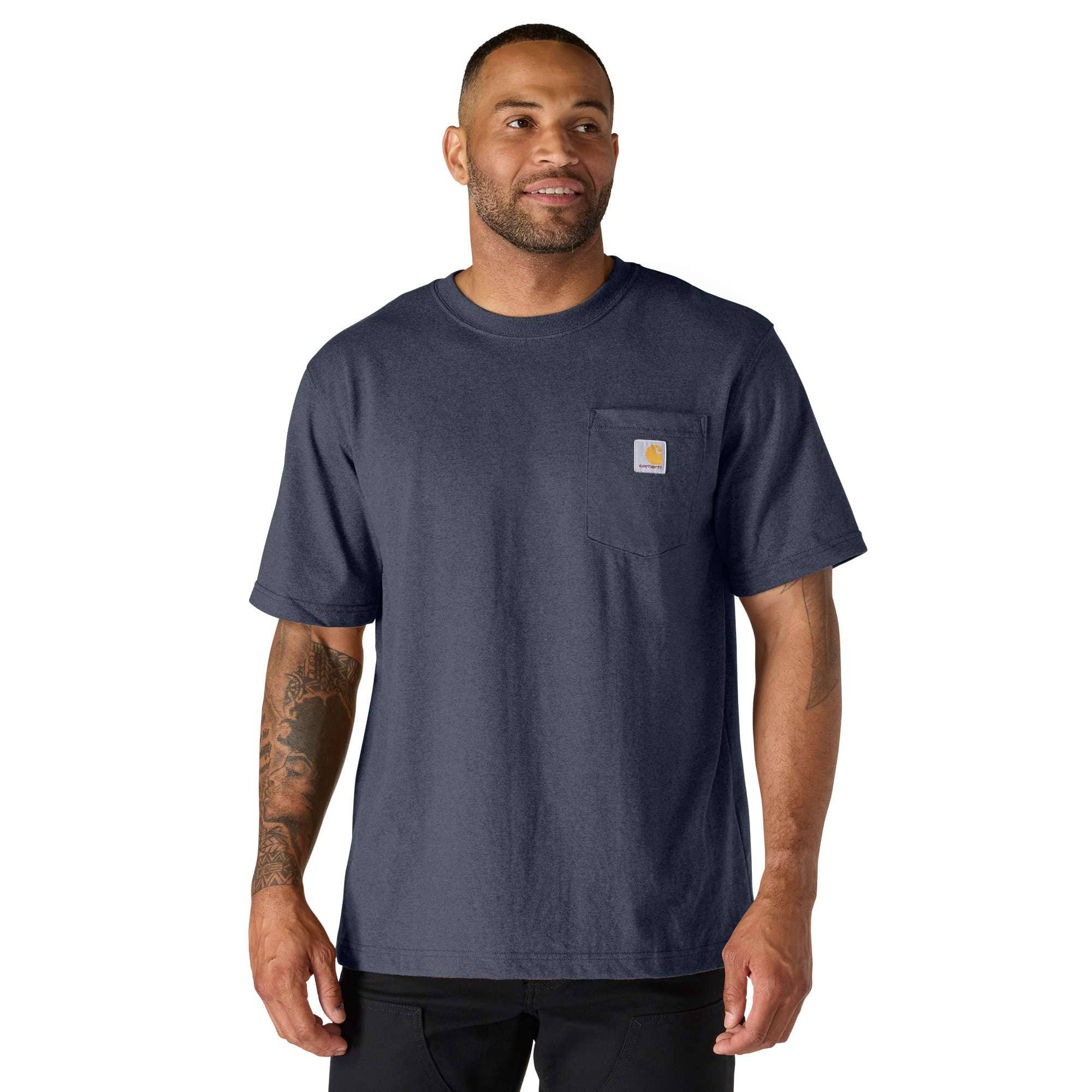 Carhartt Lockeres Dearborn-T-Shirt mit Brusttasche