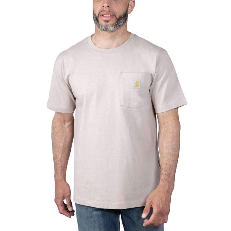 Carhartt  Mink Relaxed Fit Heavyweight Short-Sleeve K87 Pocket T-Shirt