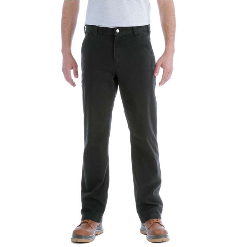 Carhartt  Black Rugged Flex™ Straight Fit Duck Tapered Leg Utility Work Pant