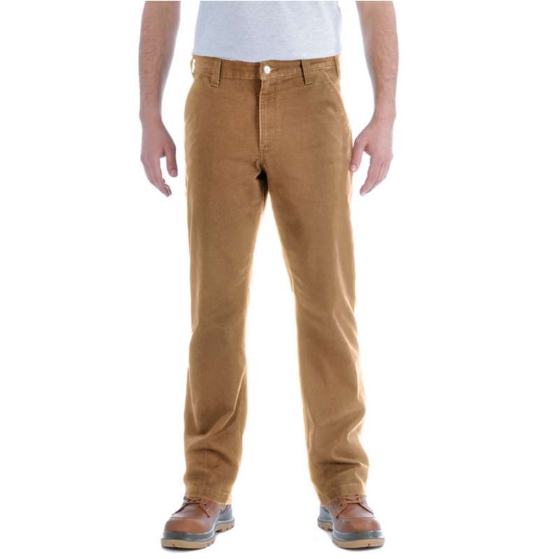 Carhartt  Carhartt Brown Rugged Flex™ Straight Fit Duck Tapered Leg Utility Work Pant