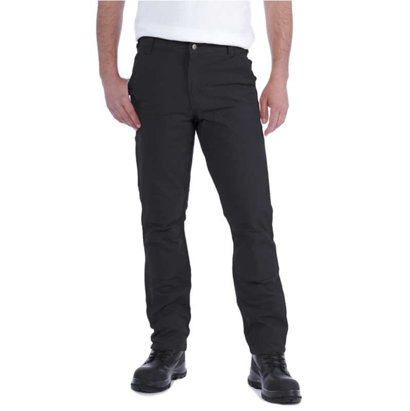 Carhartt  Black Rugged Flex™ Straight Fit Duck Double-Front Utility Work Pant