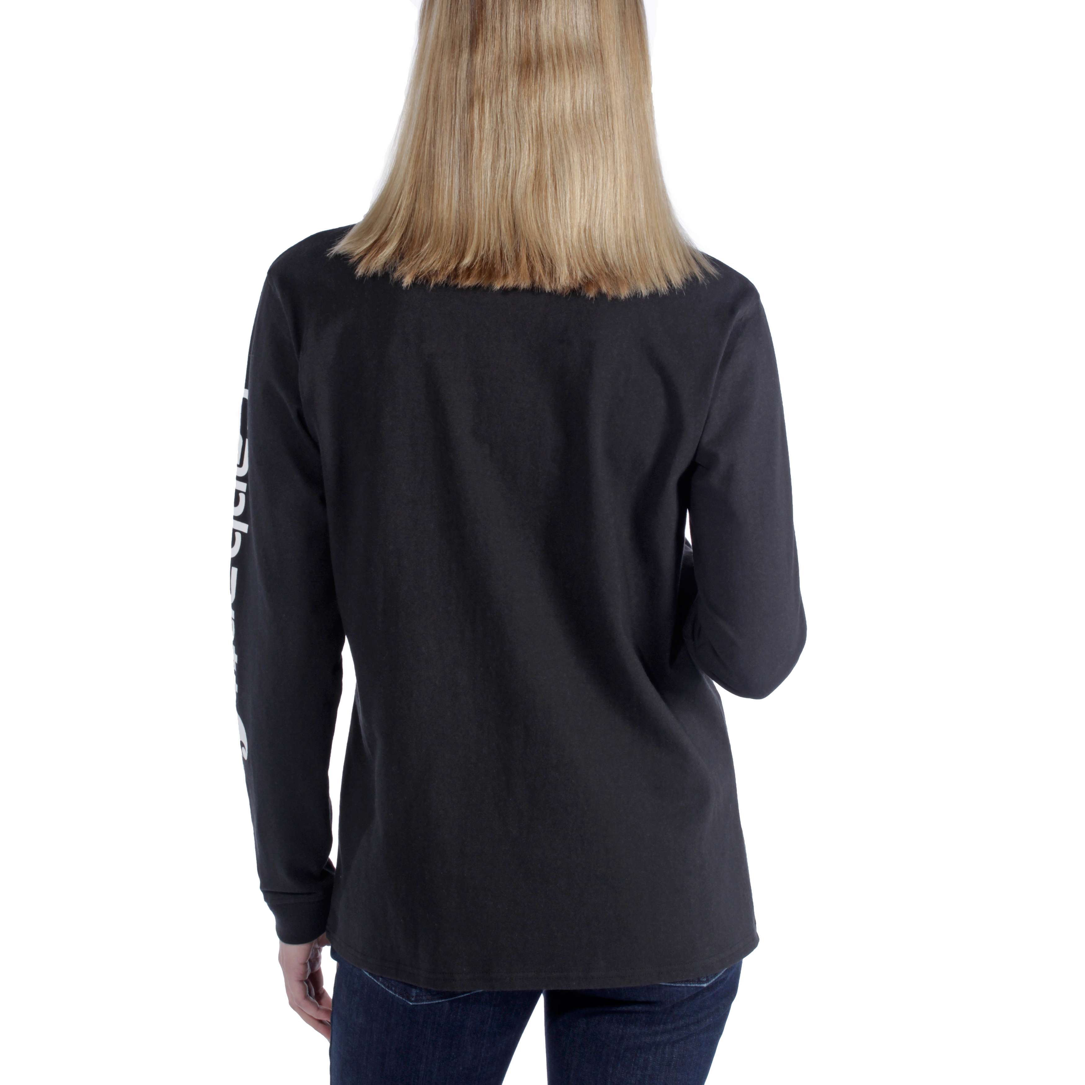 Additional thumbnail 3 of Loose Fit Heavyweight Long-Sleeve Logo Sleeve Graphic T-Shirt