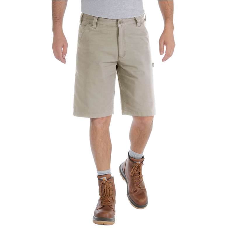 Carhartt  Tan Rugged Flex™ Relaxed Fit Canvas Utility Work Short