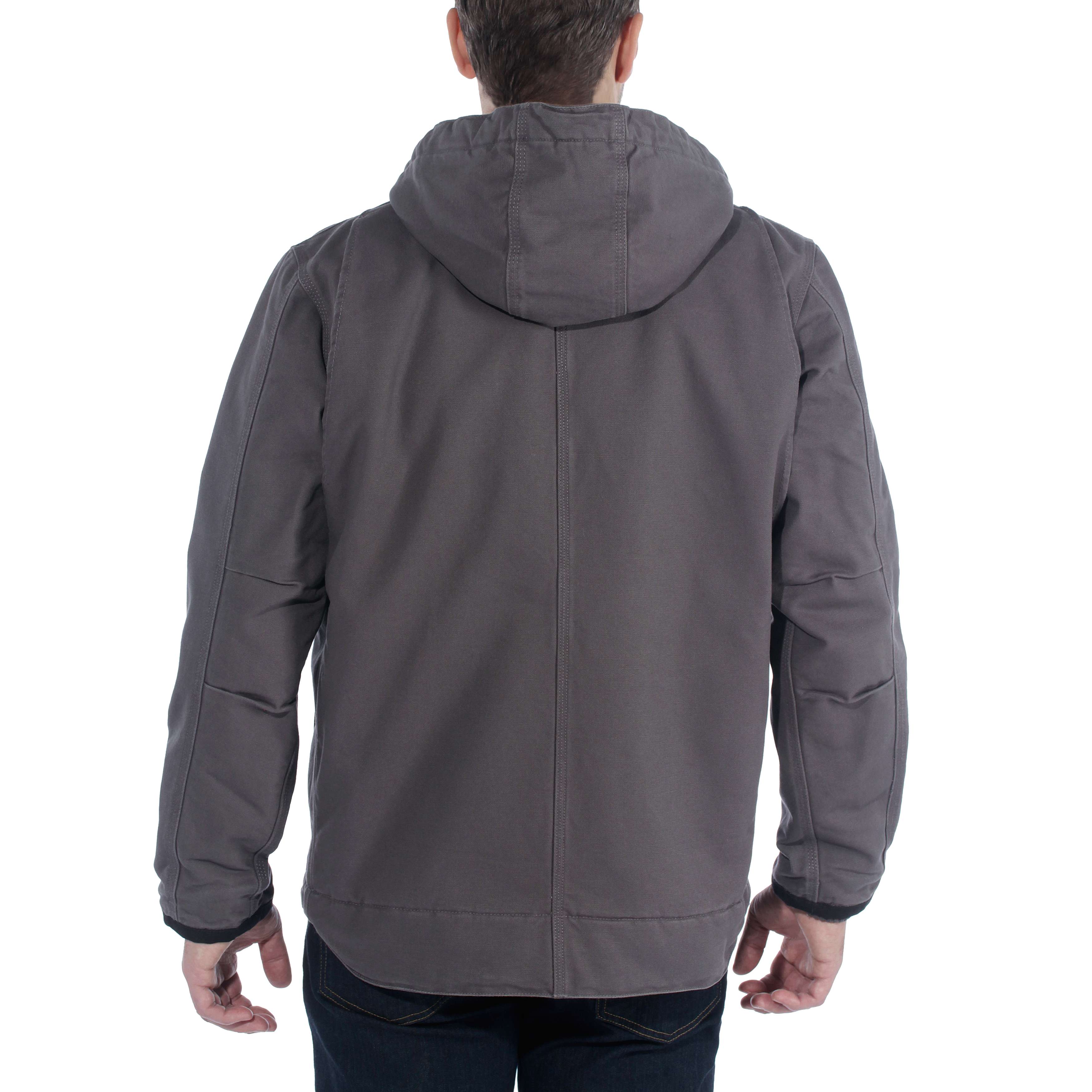 Additional thumbnail 3 of Relaxed Fit Washed Duck Sherpa-Lined Utility Jacket