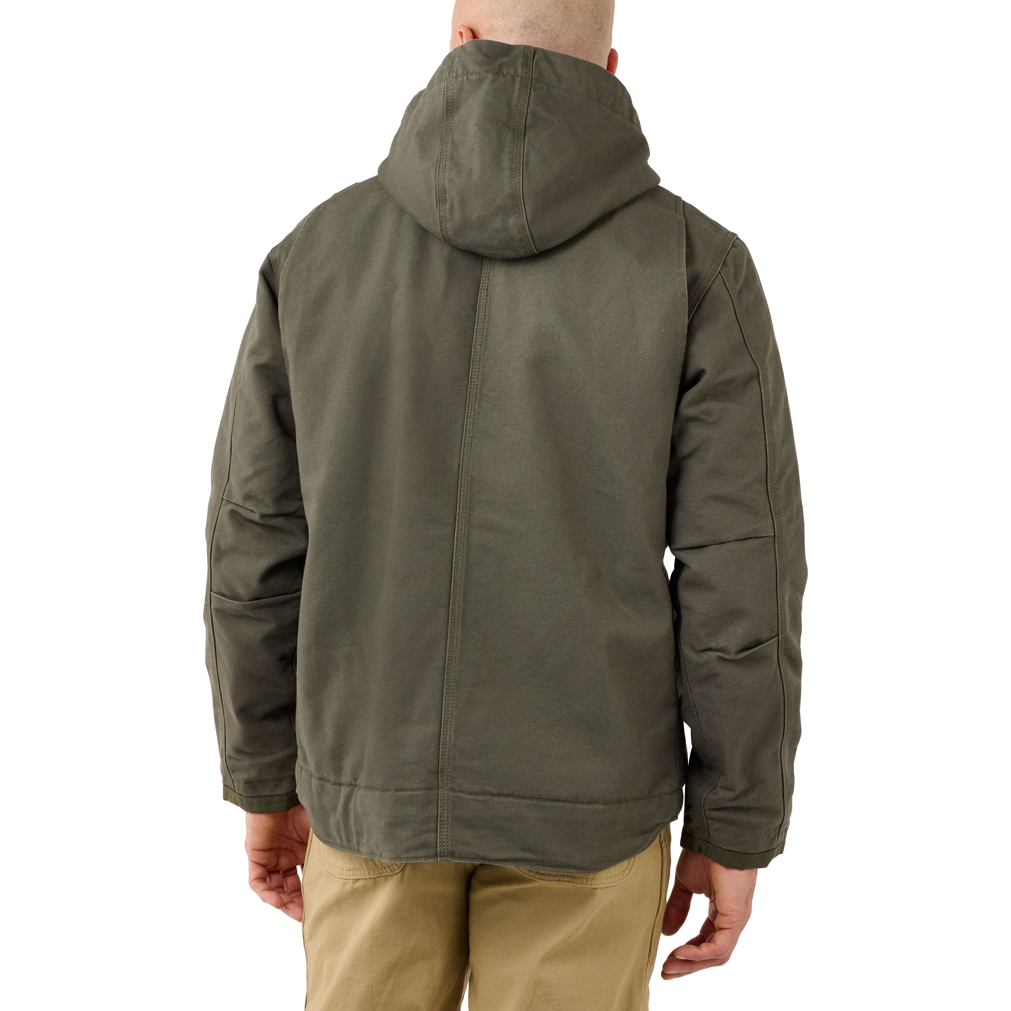 Additional thumbnail 2 of Relaxed Fit Washed Duck Sherpa-Lined Utility Jacket