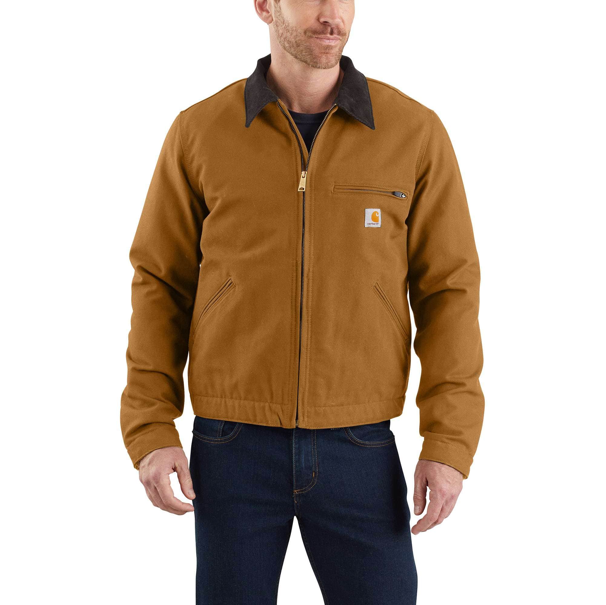 RELAXED FIT DUCK BLANKET LINED DETROIT JACKET | Carhartt®