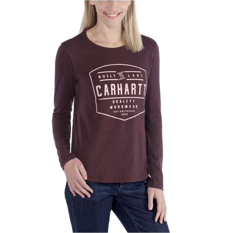 Carhartt  Fudge Heather Lockhart Graphic Long-Sleeve T-Shirt