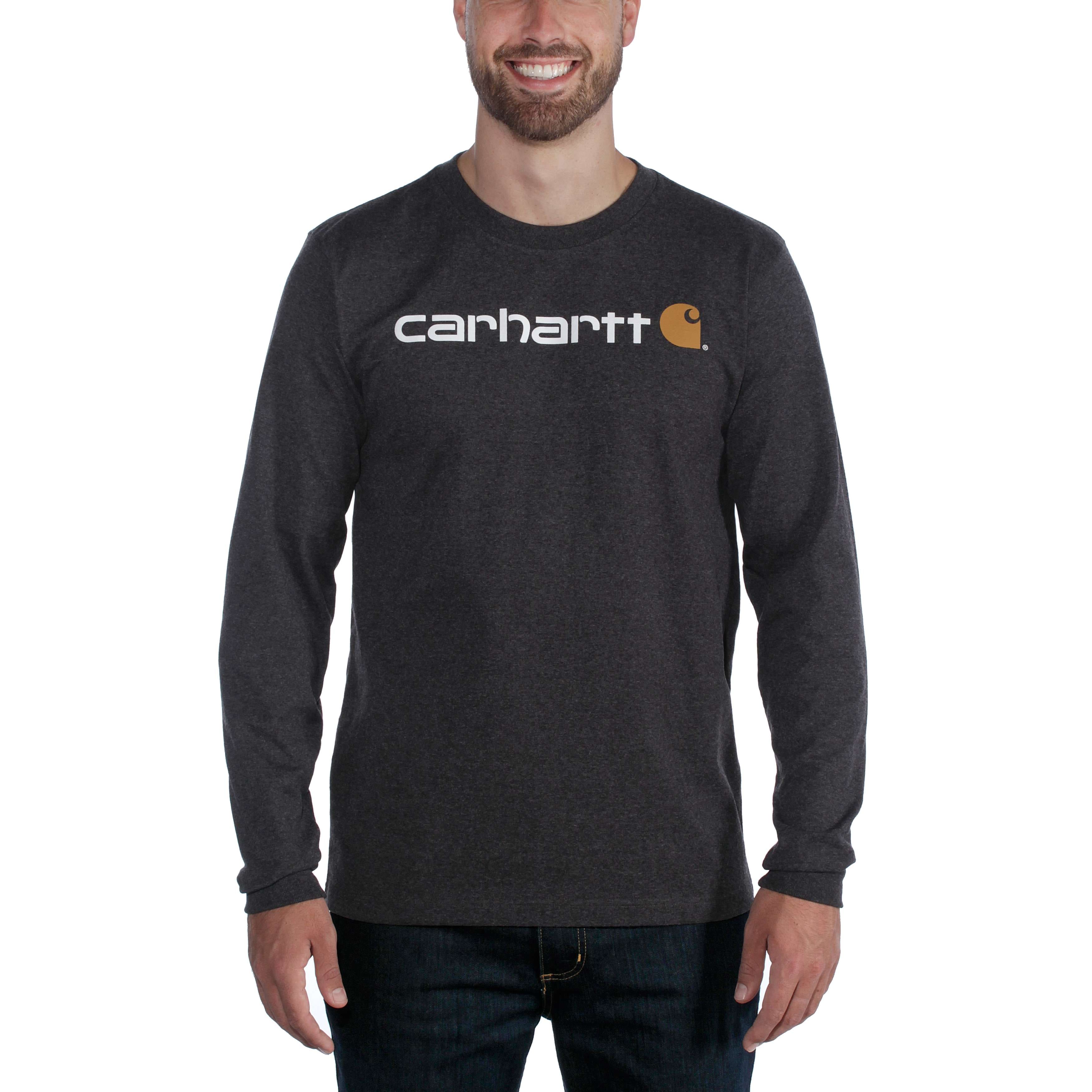 Additional thumbnail 1 of Relaxed Fit Heavyweight Long-Sleeve Logo Graphic T-Shirt