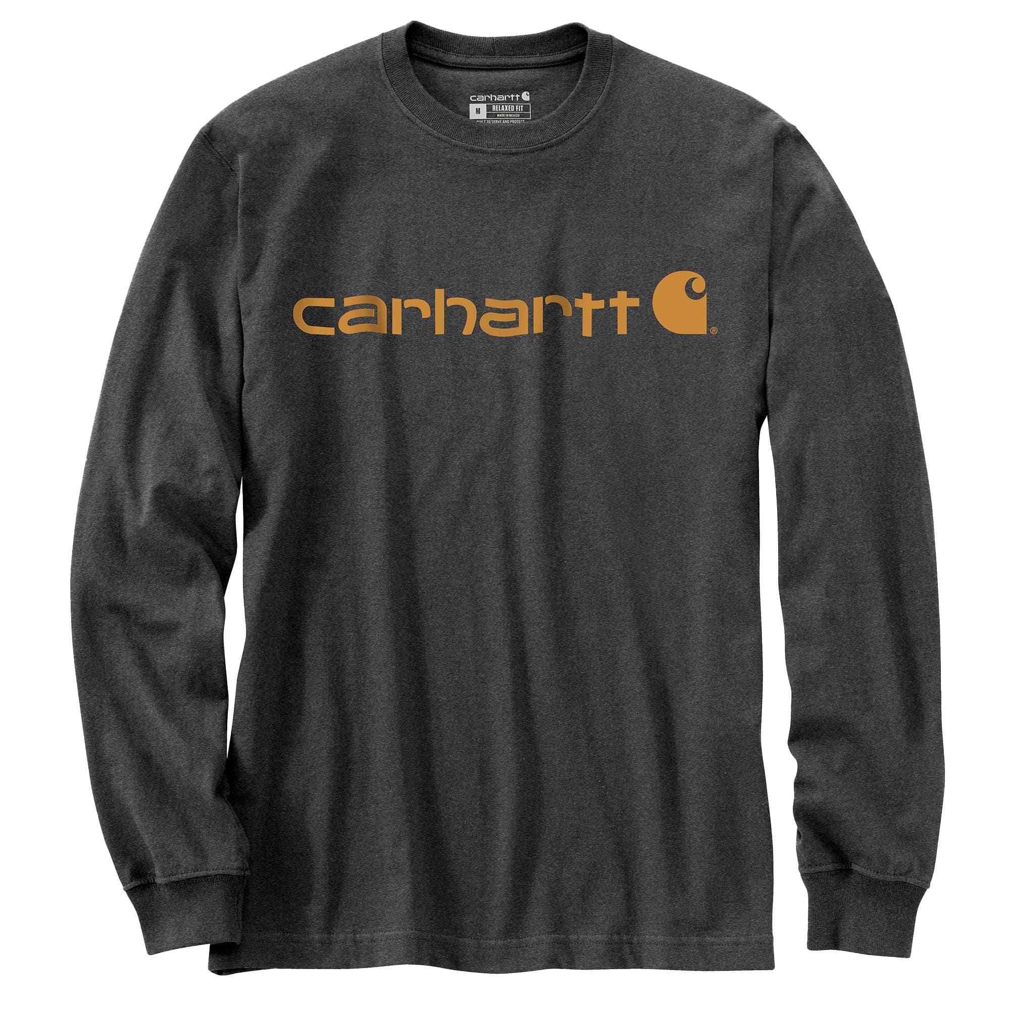 T-shirt - dearborn relaxed ls logo t-shirt - Grey - L