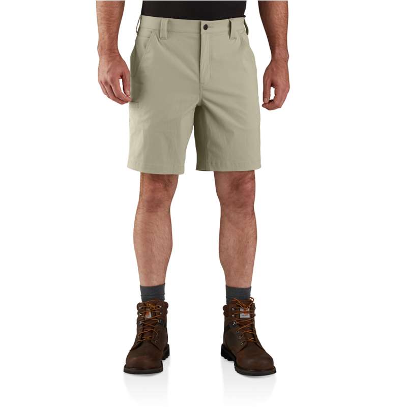 Carhartt  Greige Carhartt Force™ Relaxed Fit Lightweight Ripstop Work Short