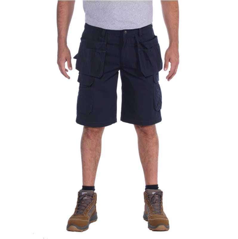 Carhartt  Navy Relaxed 12" Steel Rugged Flex™ Ripstop Cargo Short