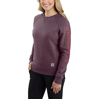 Carhartt RELAXED FIT MIDWEIGHT CREWNECK BLOCK LOGO SLEEVE GRAPHIC SWEATSHIRT - front