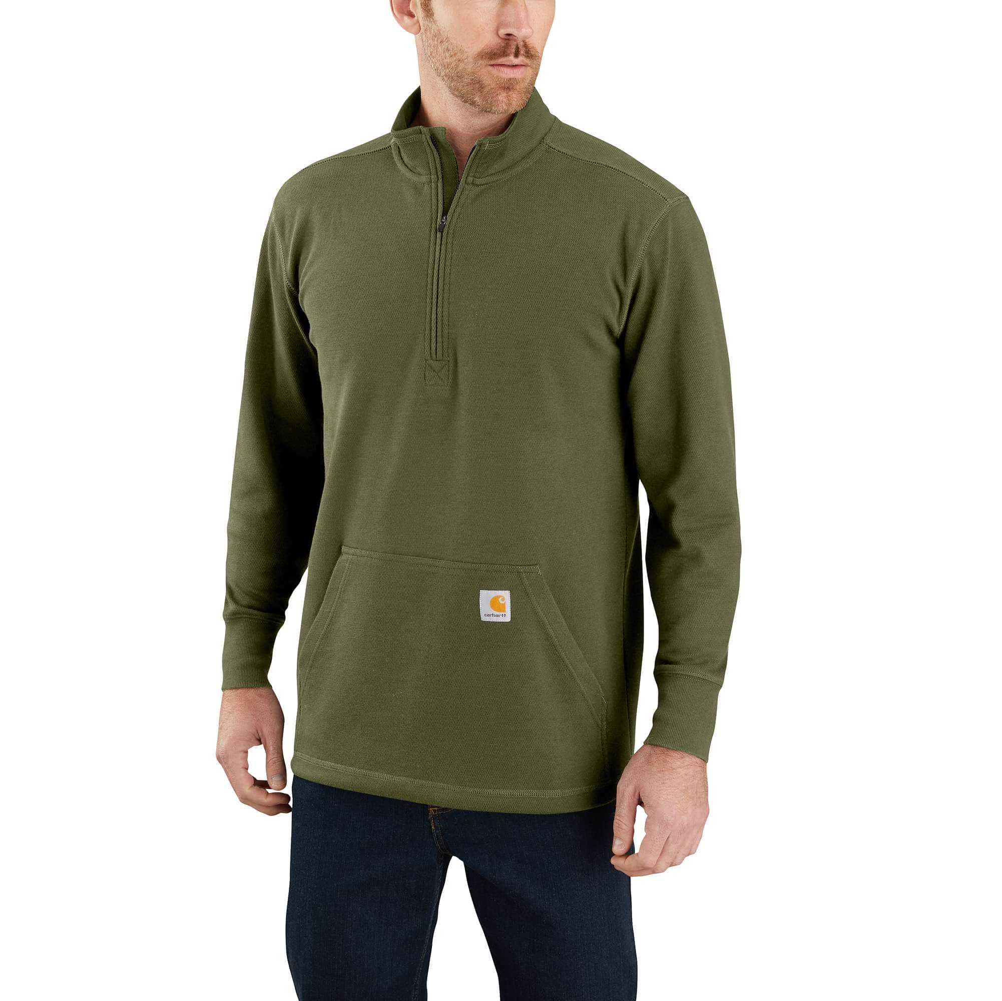 RELAXED FIT HEAVYWEIGHT LONGSLEEVE 1/2 ZIP THERMAL SHIRT Carhartt®