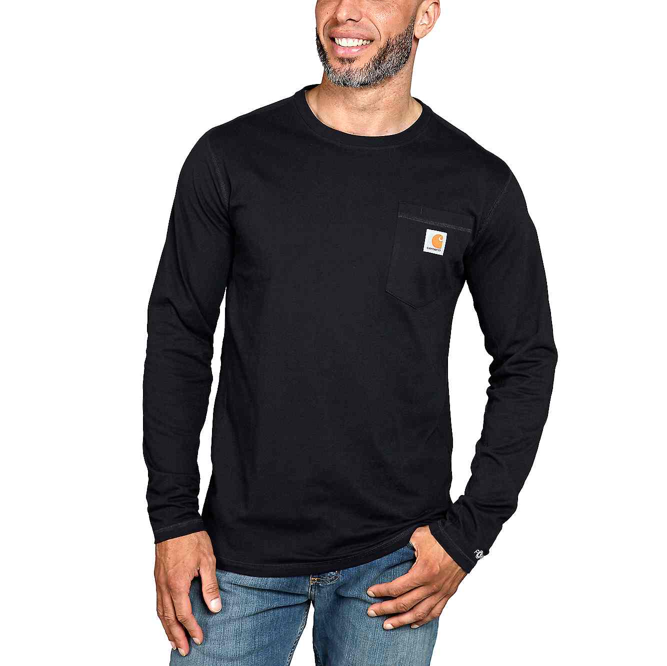 CARHARTT FORCE™ RELAXED FIT MIDWEIGHT LONG-SLEEVE POCKET T-SHIRT ...