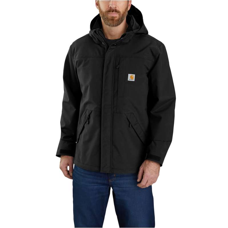 Carhartt  Black Storm Defender™ Loose Fit Heavyweight Jacket