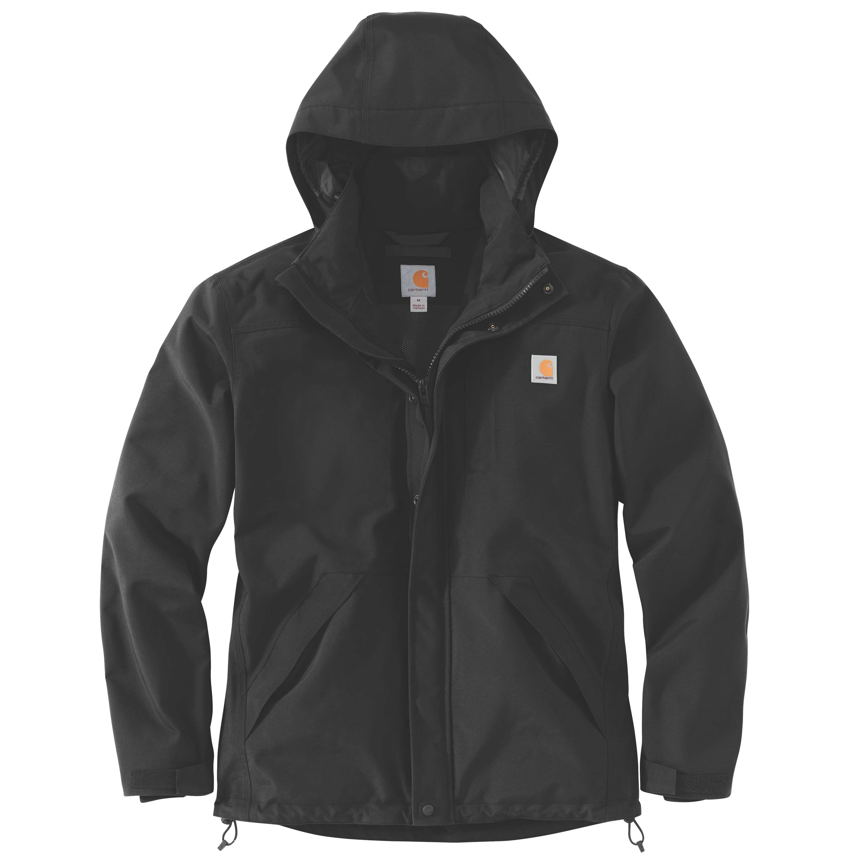 Black carhartt shop rain jacket