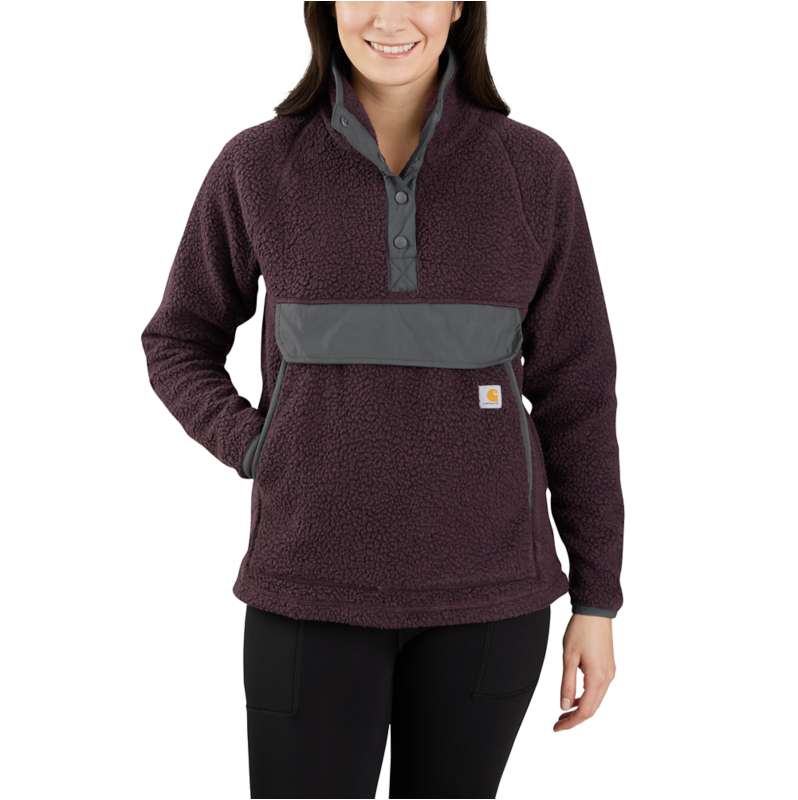 Carhartt  Blackberry Heather Relaxed Fit Fleece Pullover