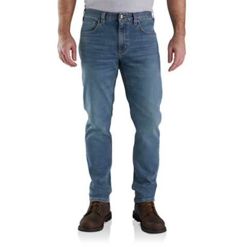 Buy Carhartt Men's Original-Fit Washed Double Front Logger Jean by Carhartt