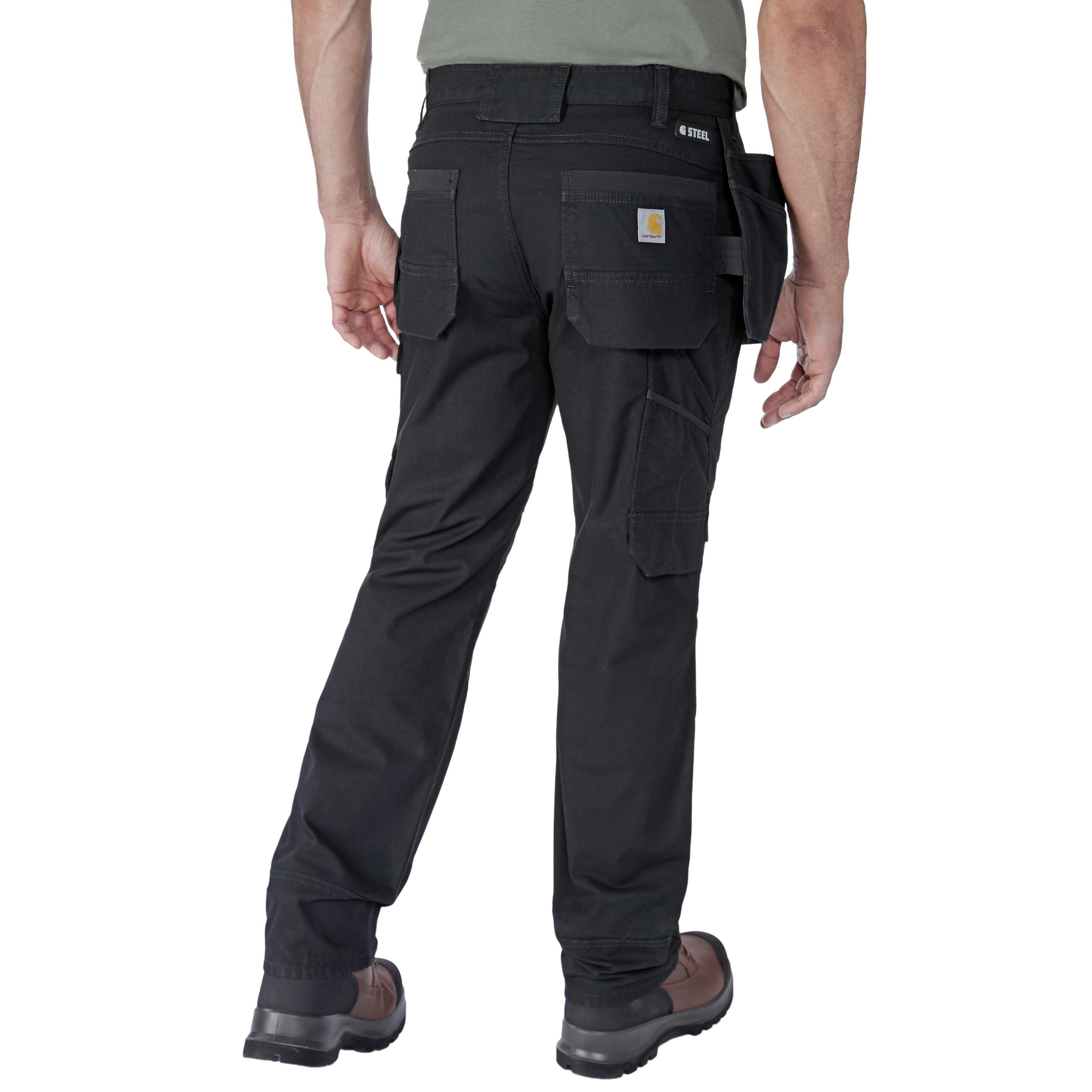 Additional thumbnail 3 of Relaxed Straight Steel Rugged Flex™ Ripstop Double-Front Cargo Pant