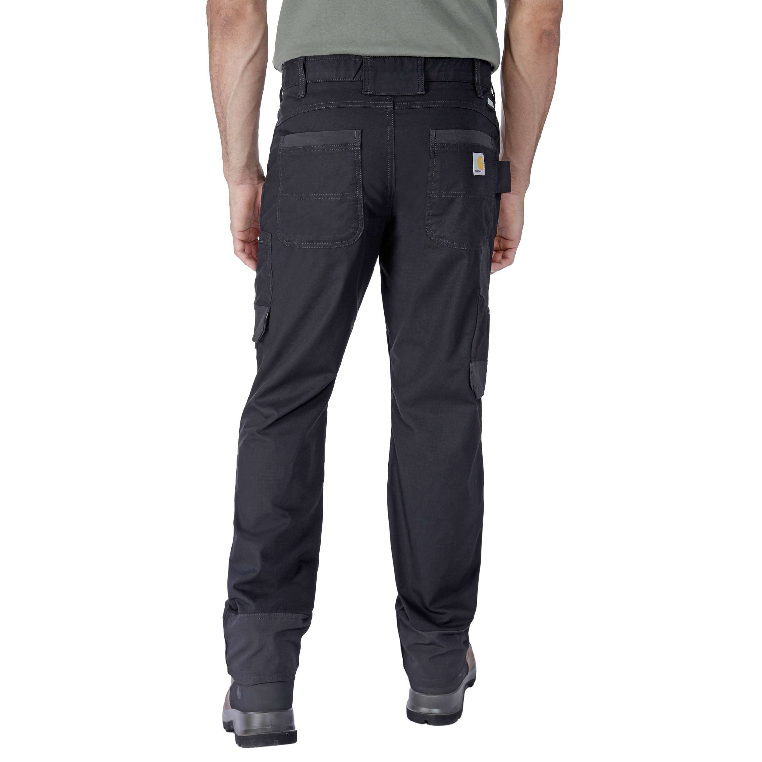 Additional thumbnail 3 of Relaxed Straight Steel Rugged Flex™ Ripstop Double-Front Cargo Dungaree