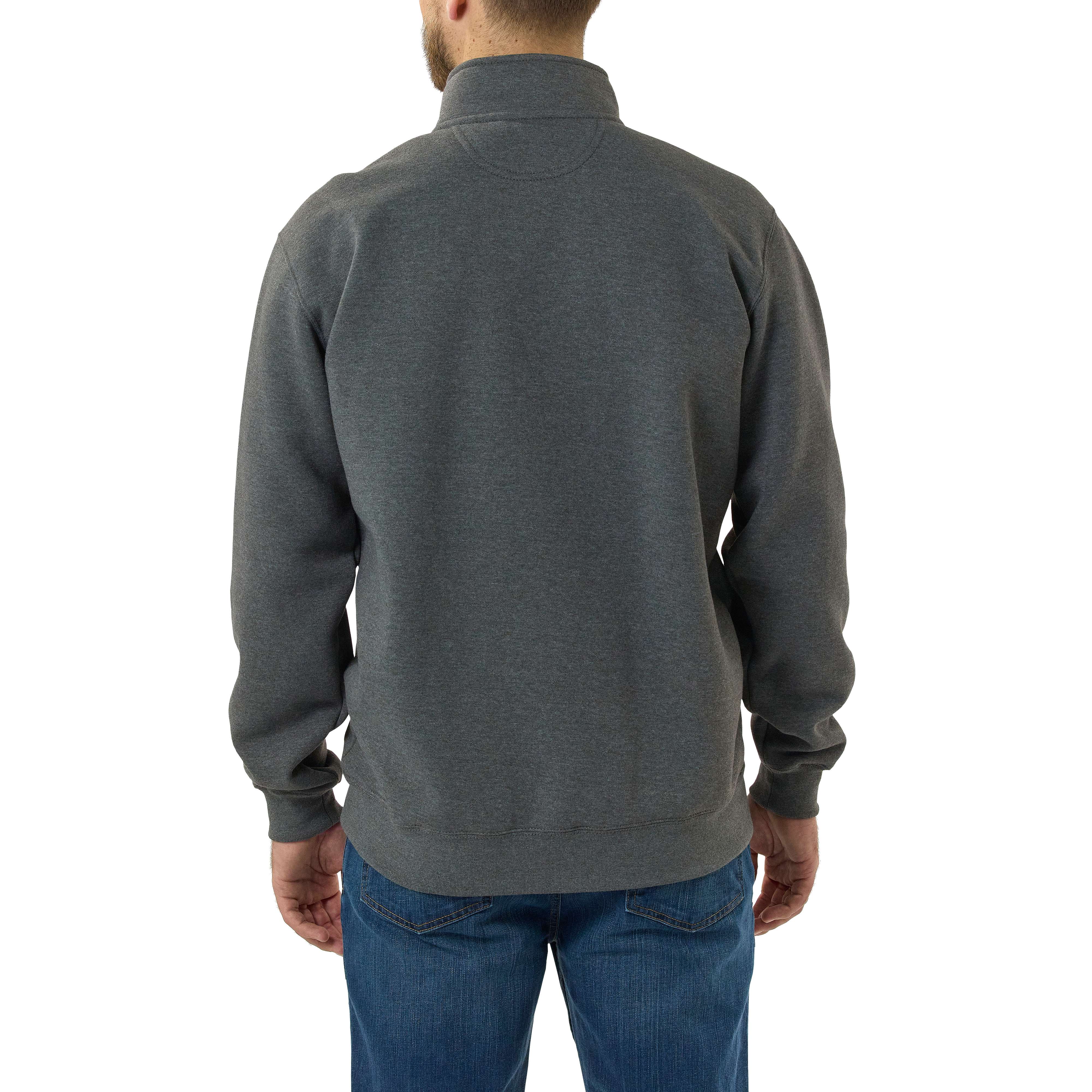 Additional thumbnail 2 of Loose Fit Midweight Quarter Zip Mock Neck Sweatshirt